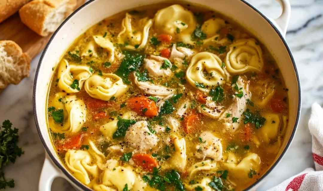 Chicken Tortellini Soup