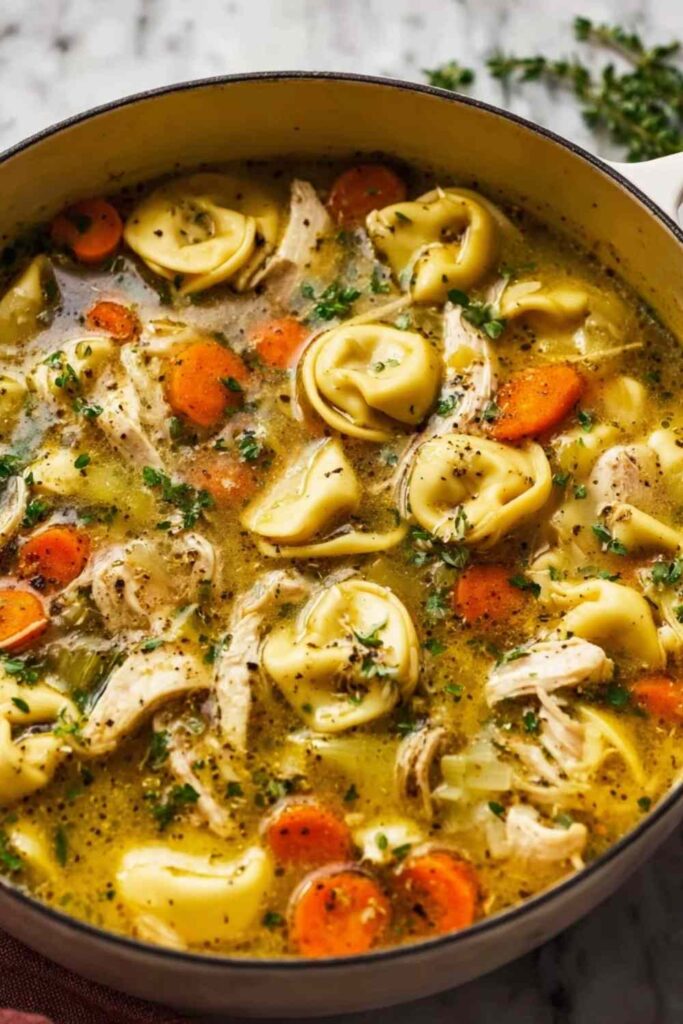 Chicken Tortellini Soup 2
