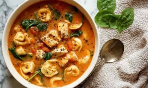 Chicken Tortellini Tomato Soup
