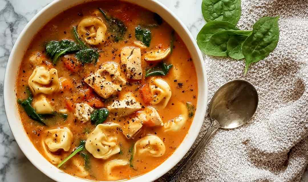 Chicken Tortellini Tomato Soup