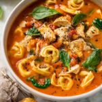Chicken Tortellini Tomato Soup