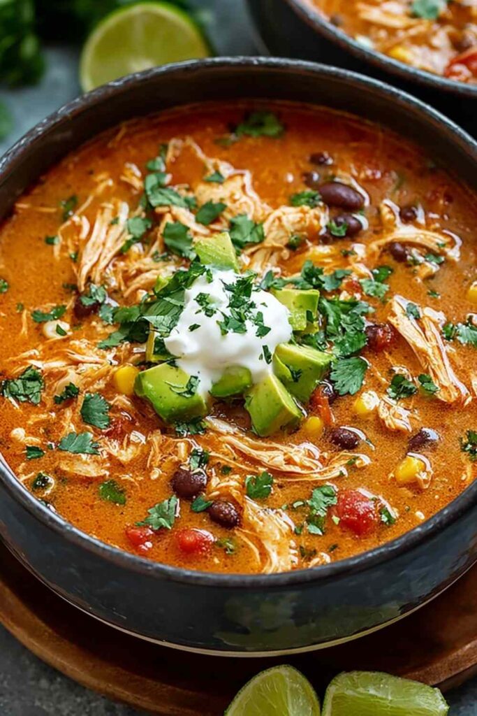 Creamy Chicken Enchilada Soup 4 Creamy Chicken Enchilada Soup 4