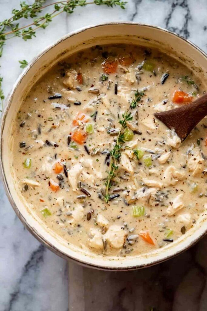 Creamy Chicken Wild Rice Soup recipe 2
