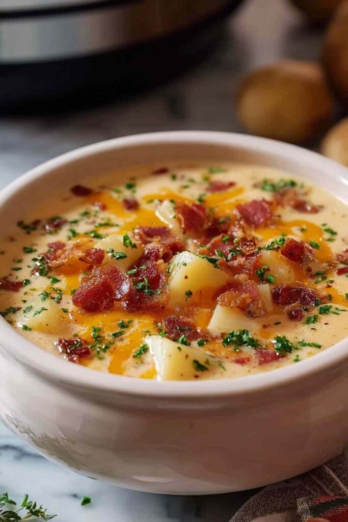 Crock Pot Crack Potato Soup