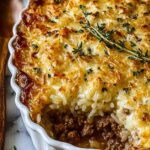 French Onion Ground Beef and Rice Casserole