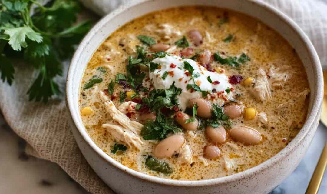 GHOSTLY WHITE CHICKEN CHILI