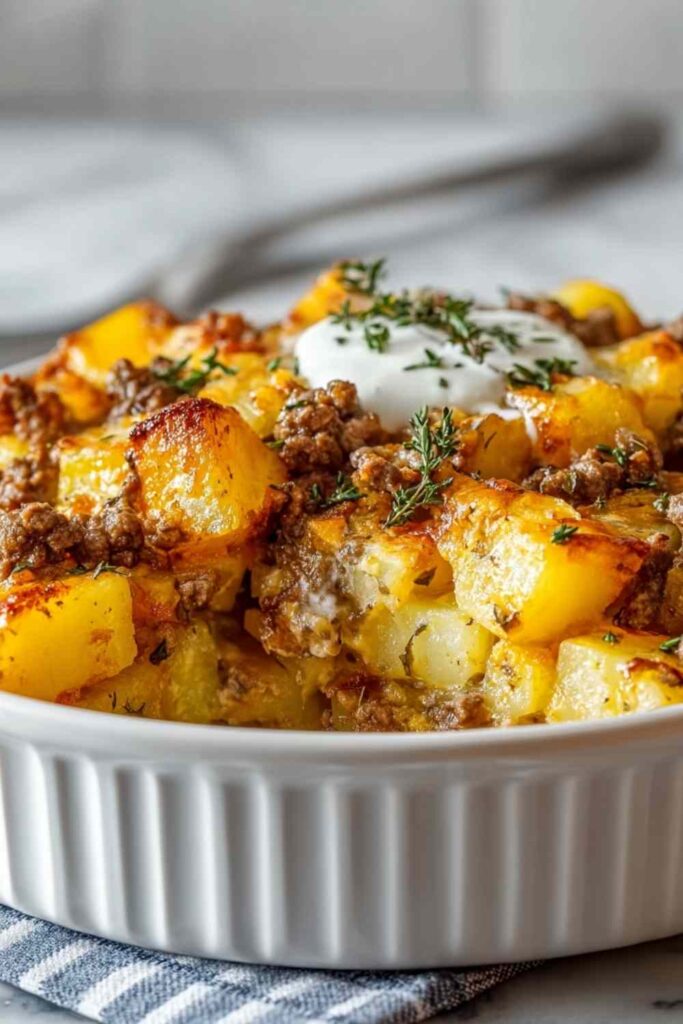 Ground Beef Potatoes Casserole