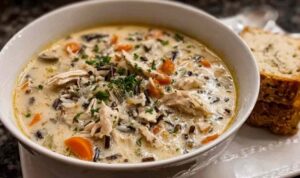 Homemade Chicken Wild Rice Soup