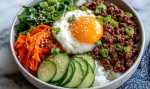 Korean Ground Beef Bowl