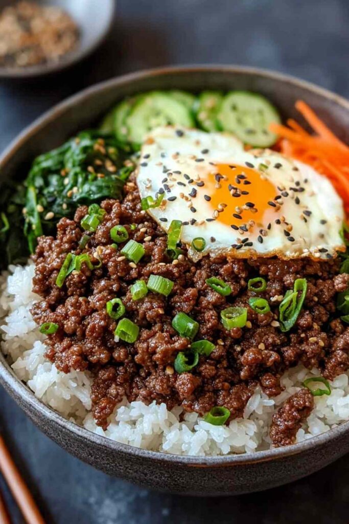 Korean Ground Beef Bowl