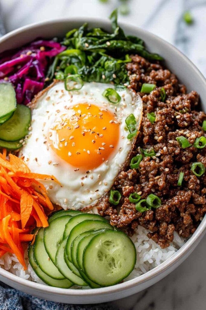 Korean Ground Beef Bowl