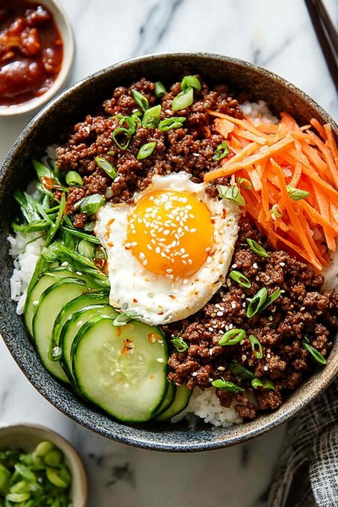 Korean Ground Beef Bowl