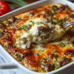 Low Carb Philly Cheesesteak Casserole 2