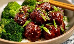 Mongolian Beef Meatballs
