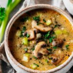 Mushroom Leek Soup Recipe