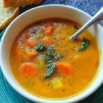 Simple Carrot and Celery Soup with Italian Seasoning