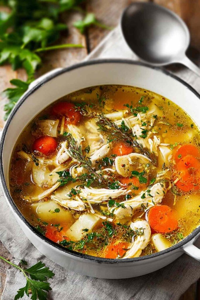 Simple Healing Chicken Soup Recipe 2