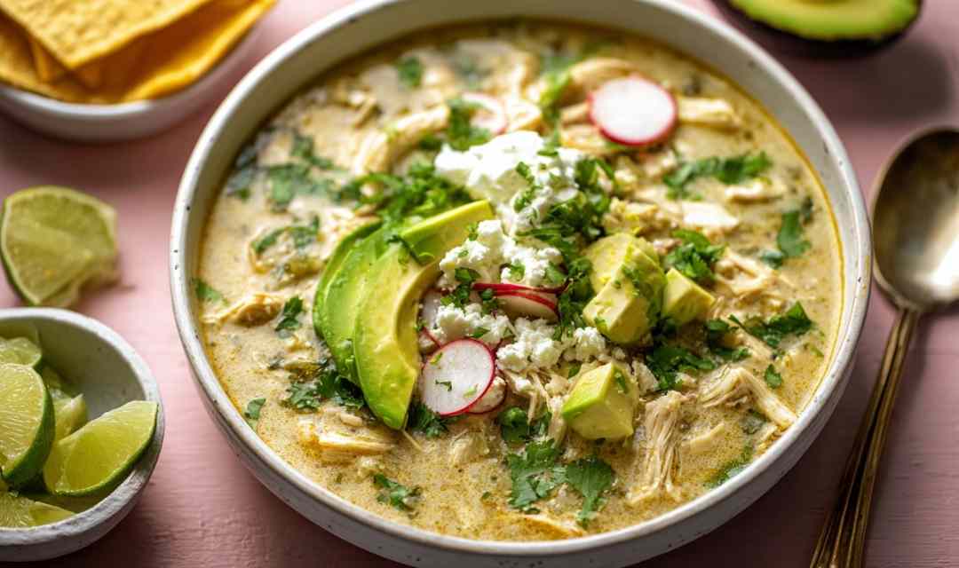 Slow Cooker Green Enchilada Chicken Soup 1