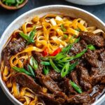 Slow Cooker Korean Beef Noodles