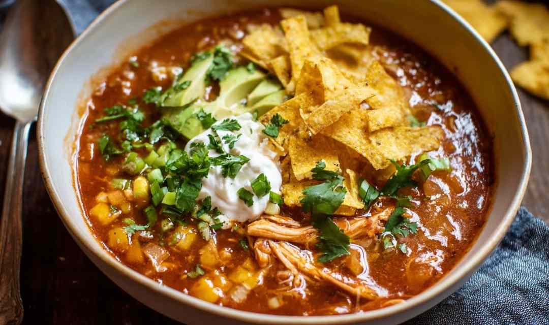 Spicy Chicken Tortilla Soup