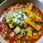 Spicy Chicken Tortilla Soup