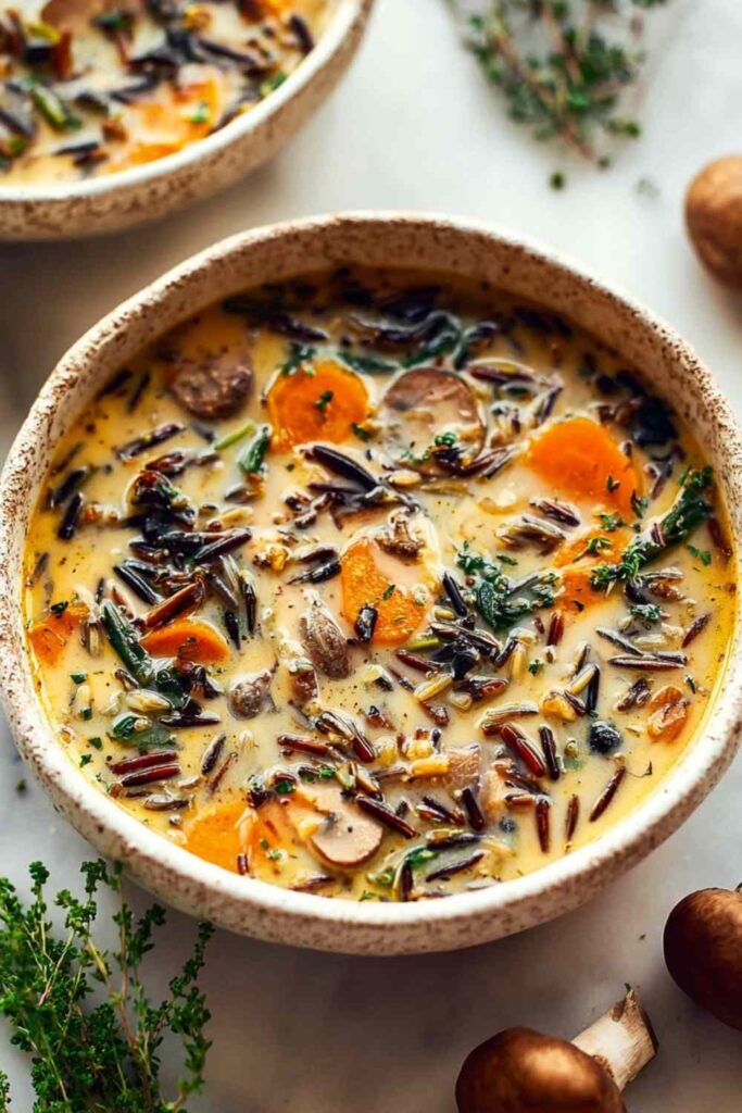 Autumn Wild Rice Soup