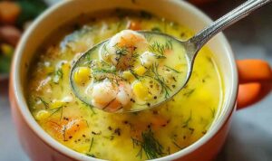 Avgolemono Greek Soup