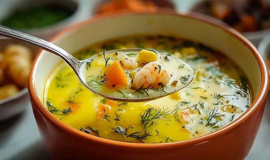 Avgolemono Greek Soup