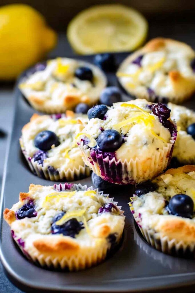 Blueberry and Lemon Zest Cottage Cheese Bites