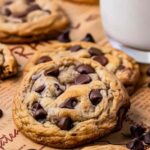 Brown Butter Sourdough Discard Chocolate Chip Cookies