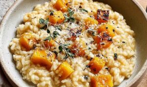 Butternut squash risotto Butternut squash risotto