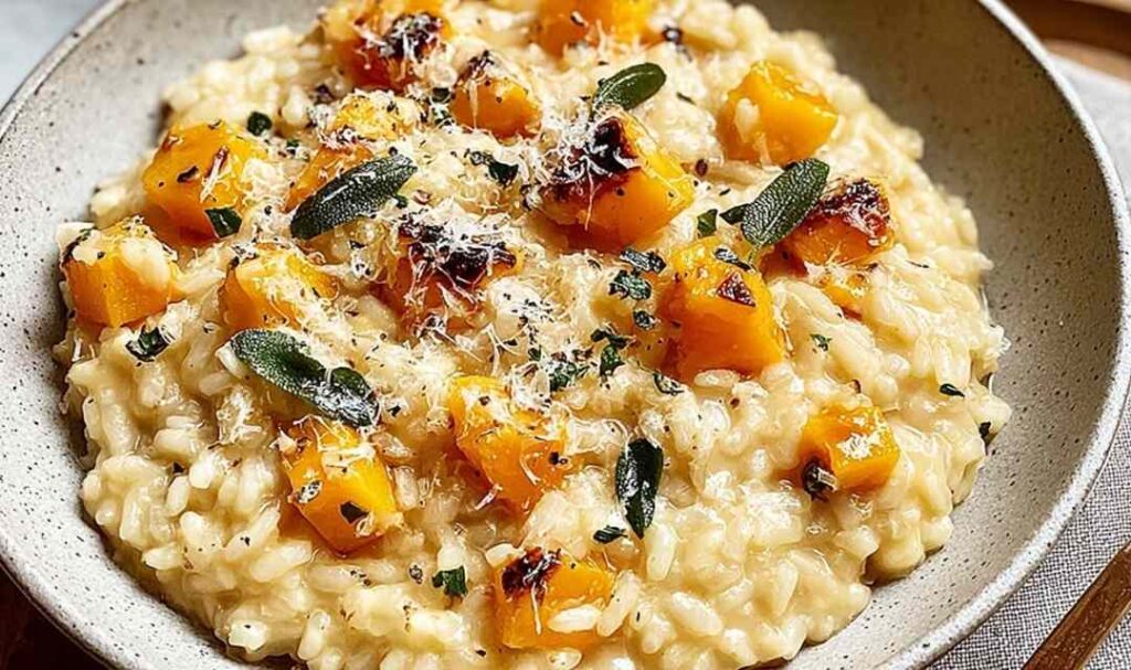 Butternut squash risotto