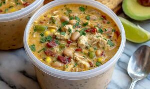 Cajun white chicken chili