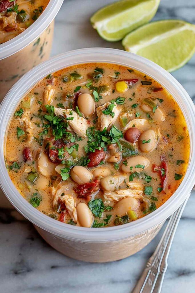 Cajun white chicken chili