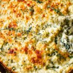 Cauliflower Rice Spinach Artichoke Casserole