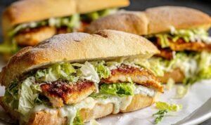 Chicken Caesar Sandwiches