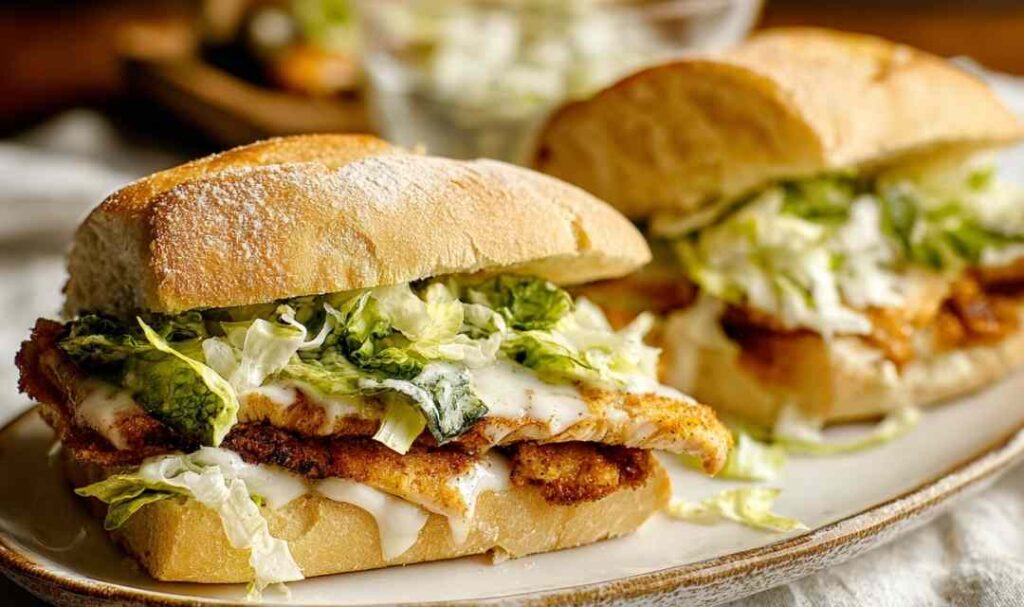 Chicken Caesar Sandwiches