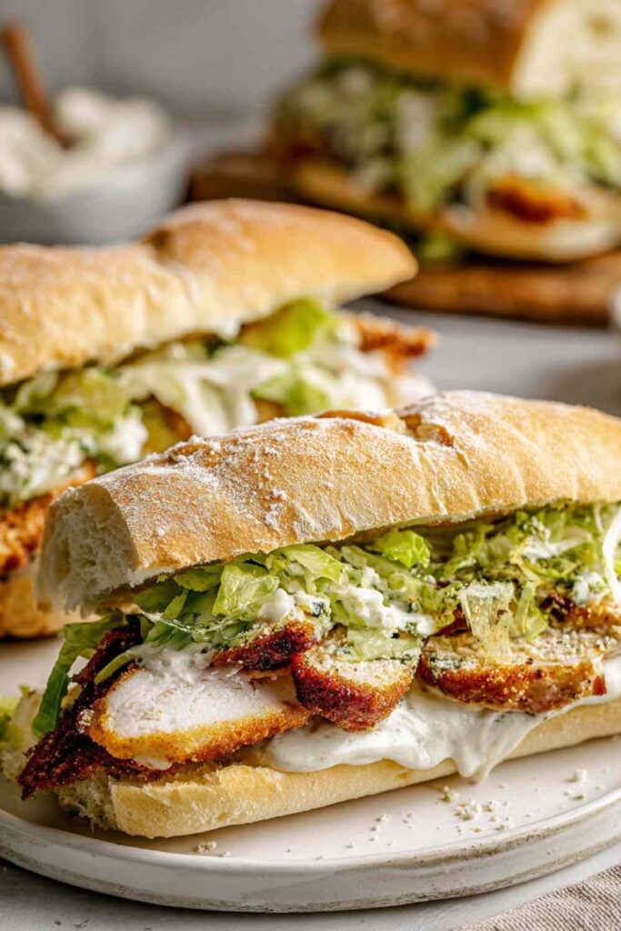 Chicken Caesar Sandwiches