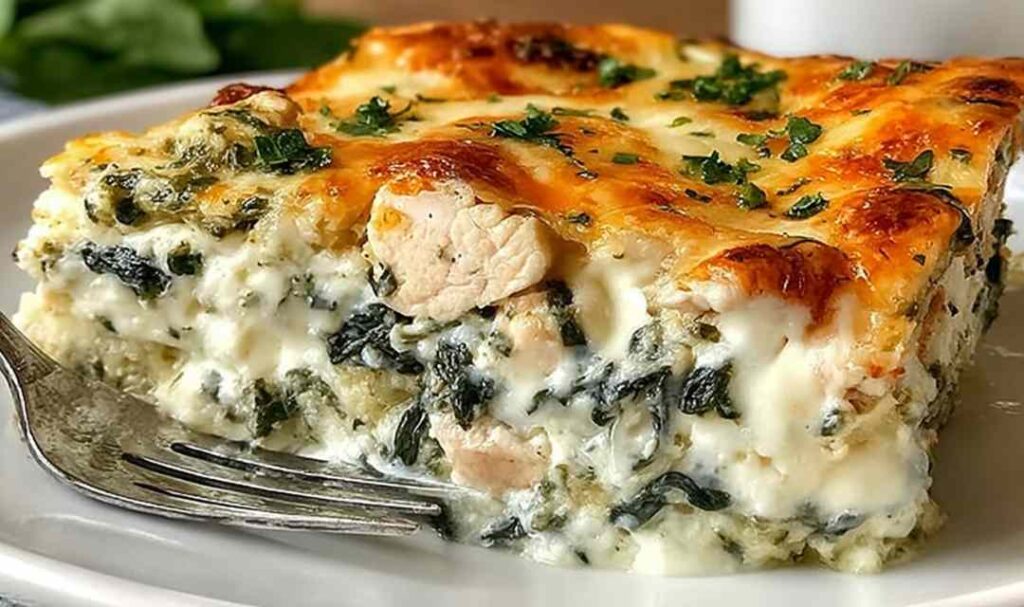 Chicken Spinach Casserole