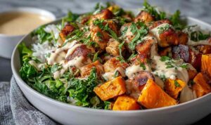 Chicken Sweet Potato Bowls