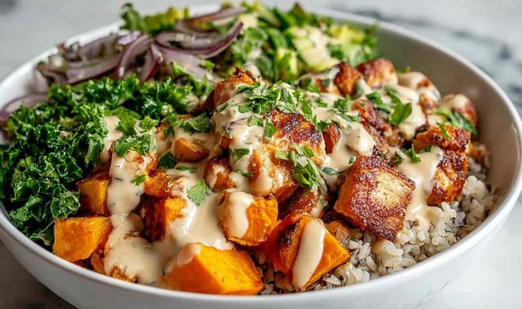 Chicken Sweet Potato Bowls