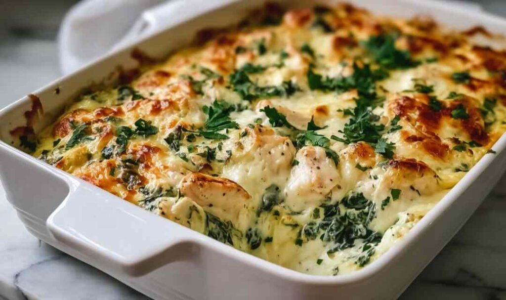 Chicken and Spinach Casserole