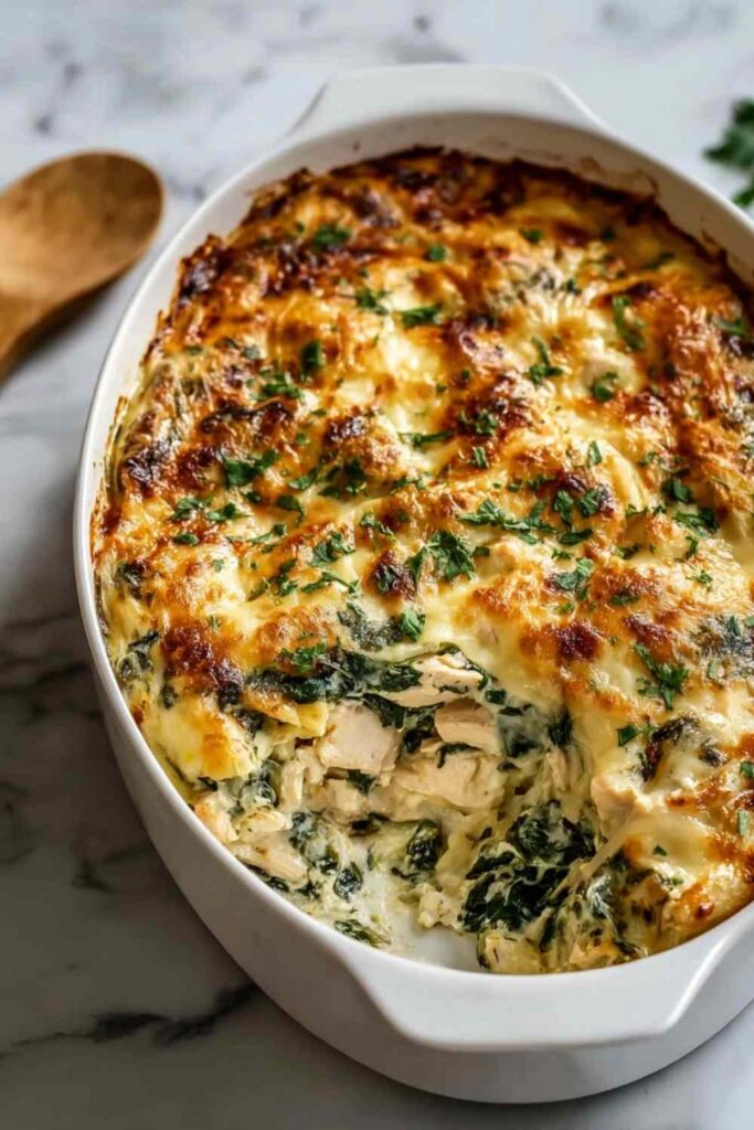 Chicken and Spinach Casserole