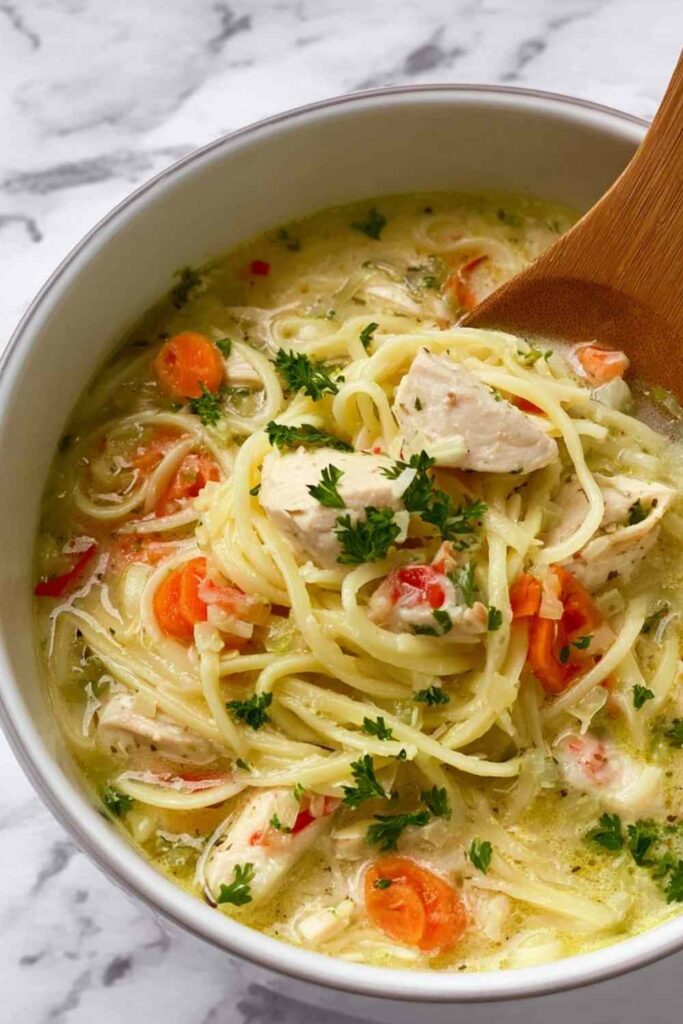 Crack Chicken Noodle Soup 3