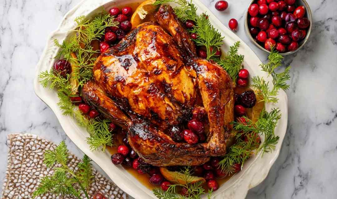 Cranberry Maple Roast Chicken