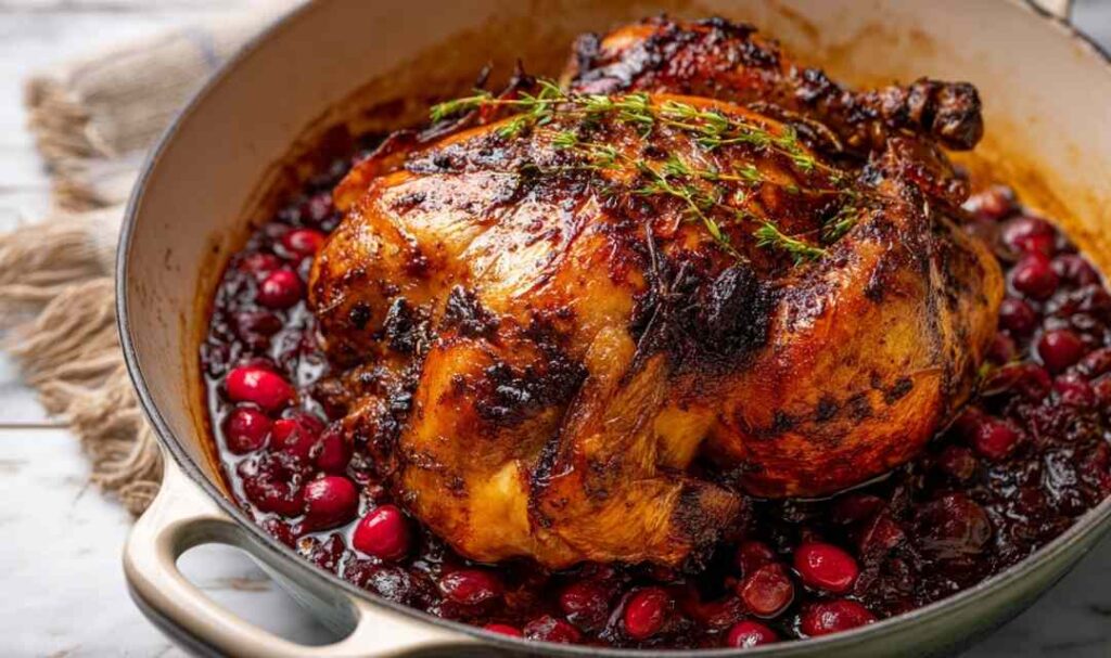 Cranberry Maple Roast Chicken 2