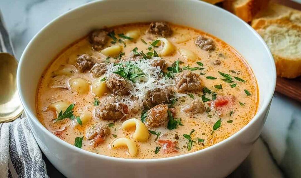 Creamy Parmesan Italian Sausage Soup 2