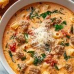 Creamy Parmesan Italian Sausage Soup 3