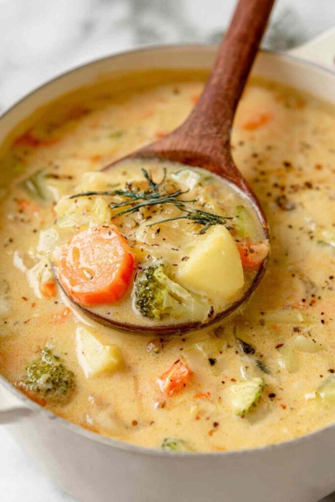 Creamy Vegetable Soup 3