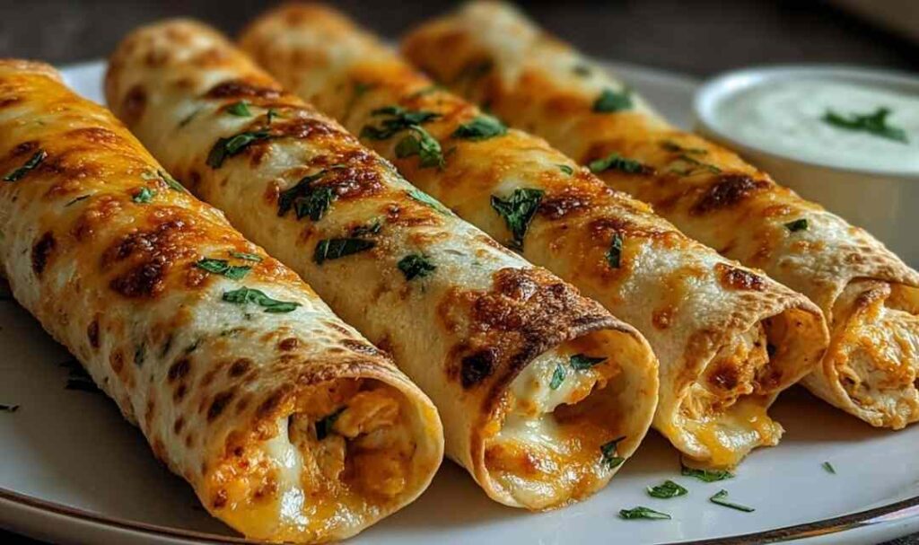 Crispy Chicken Taquitos